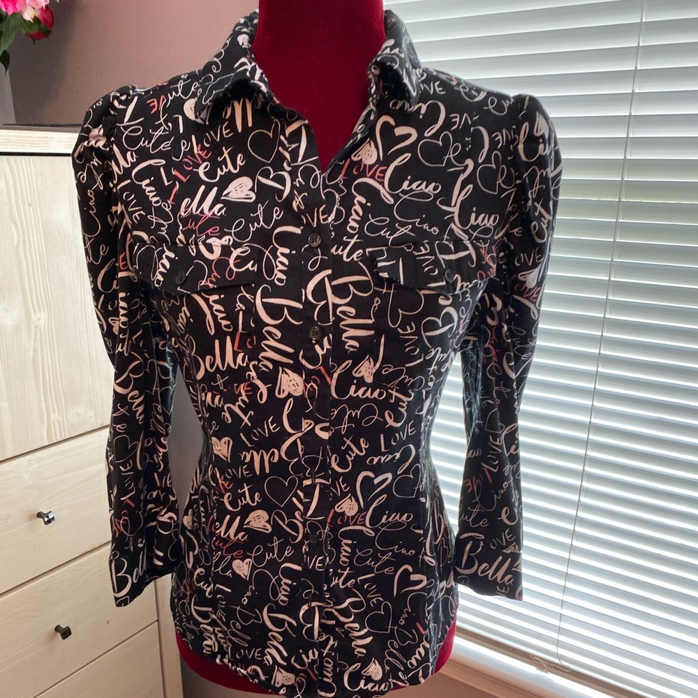 3/4 sleeve Bella/ Love shirt